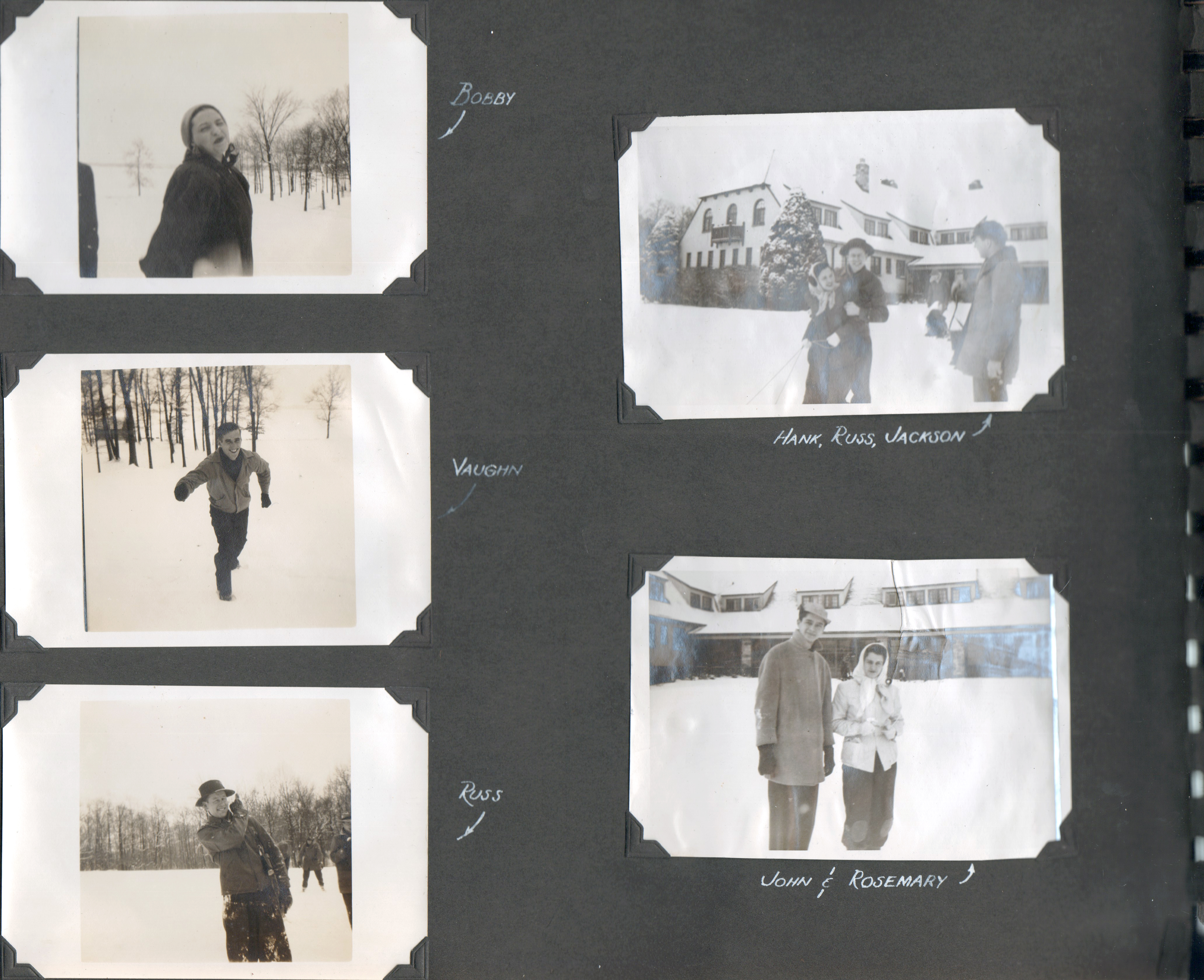 Bobby. Vaughn. Russ. Hank, Russ, Jackson. John & Rosemary