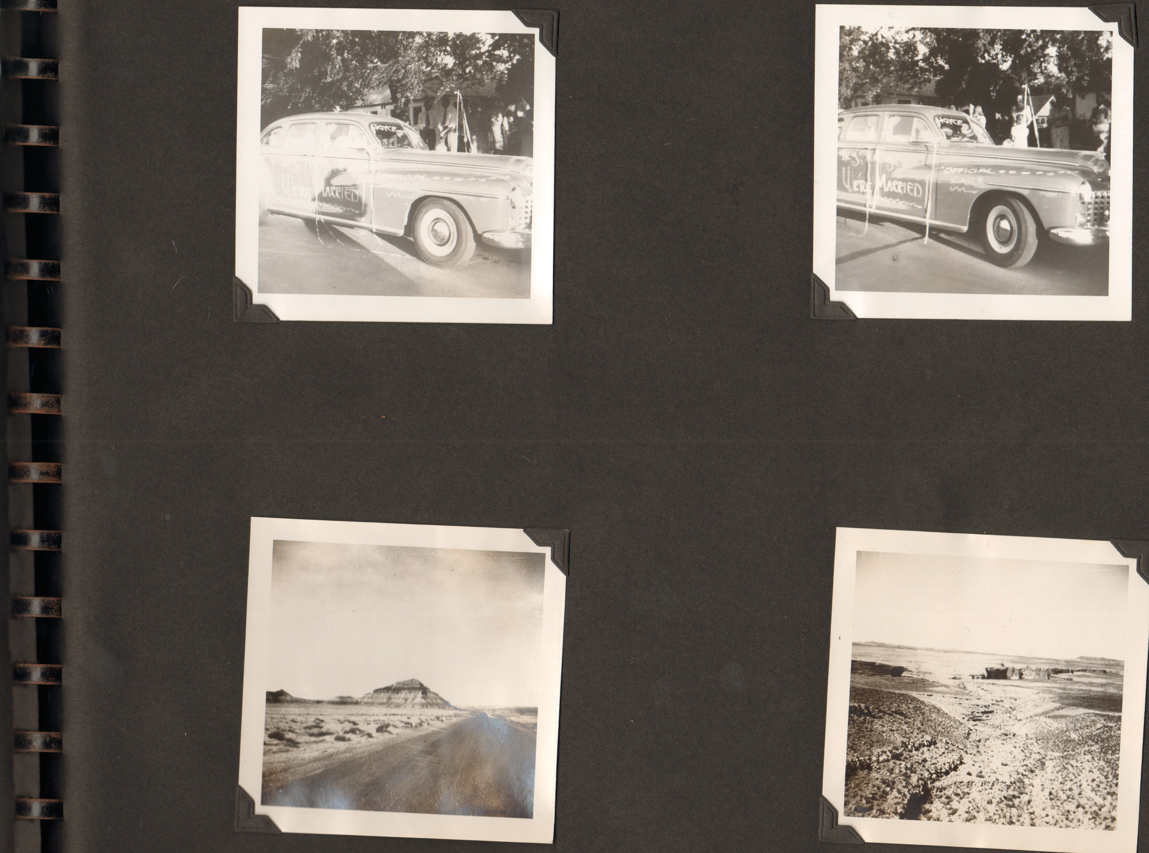 (Russ Roberts and Joyce wedding car. Trip out west)