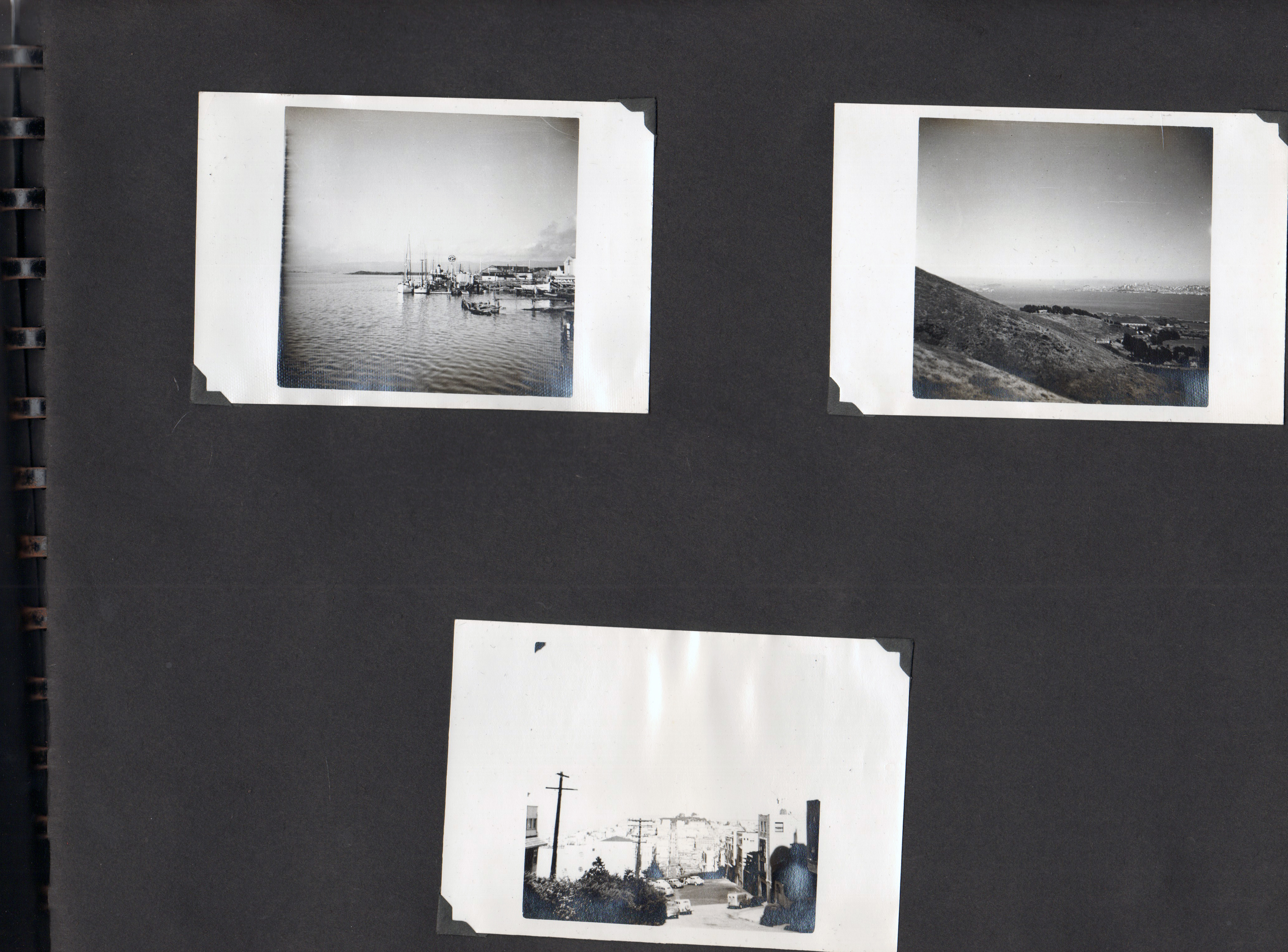 (San Francisco Bay and bridge)