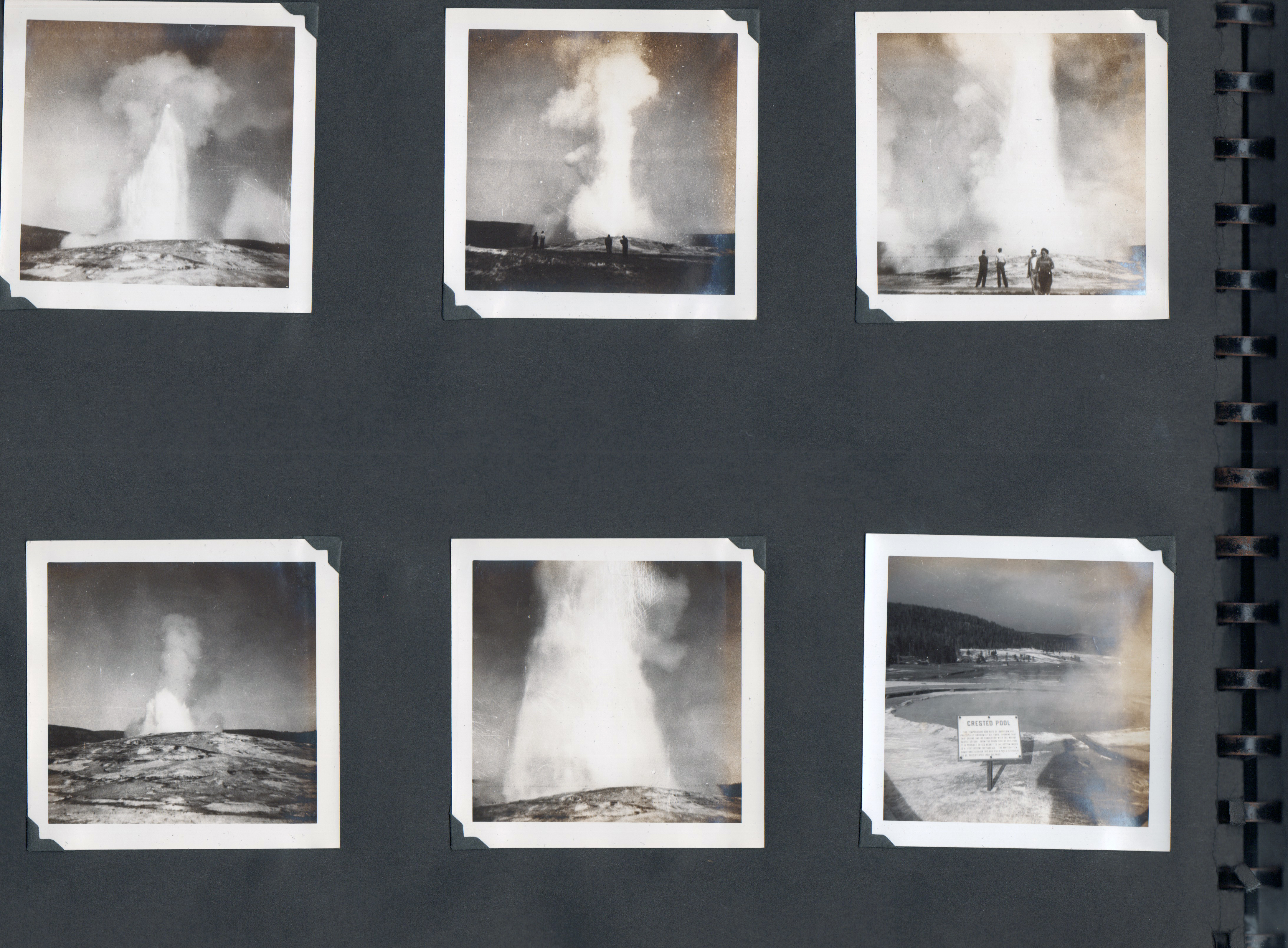 (Yellowstone - Old Faithful - crested pool)