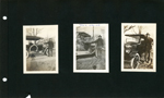 John E Hague by car. Girstle behind the wheel.