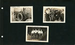 Buggle-Finch? and Edith in car (some boai). large family by car. Four men - Girstle, Russell, Jesse.