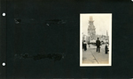 Indianapolis - Monument Circle - people and cars.