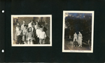 groups of kids. Edith and Edna by car.