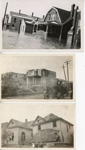 loose photos - (top) Main Street Parsonage during the flood. (lower) Spaulding's parsonage on East New York after tornado.