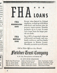 newspaper ad for Fletcher Trust 706 E. 63rd St