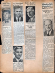 newspaper clipping - Meet your mailman - Girstle. newspaper clipping - JJ Swarm dead. newspaper clipping - Dr JF Barnhill dies in Florida. newspaper clipping - Cyrus Wood AIEE. newspaper clipping - Lemuel Jackson gets commission Army.