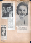 newspaper clipping - Herbert Ficklin joins Broad Ripple Post 312. newspaper clipping - Mary Frances Silver obit - Hazel Brumit's mother. newspaper clipping - Anna Shell and Harold Huffman to wed.