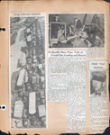 newspaper clipping - Scrap collections assemble. newspaper clipping - 1943 Shelbyville Naval Flyer - Earl Spaulding son of Edith and AJ. newspaper clipping - Messerschmidt fighter plane. newspaper clipping - Meet your mailman - Stephens (BR).