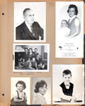 portraits - 1964 - Girstle. Alan. Barbara, Linda, Bob, John, Wesley Ringer. Christmas card - Moehlenkamps.