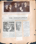 newspaper clipping - Lt Gov Charles M Dawson and sons - Howard, Robert and Joseph. newspaper clipping - safety officers Boy Scout Camp. newspaper clipping - William Gleichman missing in Africa. newspaper clipping - WT Damewood obit.