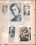 newspaper clipping - Meet Your Mailman - Girstle. newspaper clipping - Mrs Emsley Johnson hostess for YW Tea. newspaper clipping - Charles Franklin Hessong obit. newspaper clipping - Nora Dawson, John and Glen. newspaper clipping - John B Hessong heads OES committee at Cadle Tabernacle.