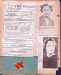 newspaper clipping - Helen Hague canning sugar rations. newspaper clipping - Agnes Burns to wed William Doering. newspaper clipping - Asberene Morris chairman of dance Alpha Chi Omega.