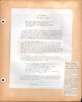 memorial letter for Dr Morton A Farr.  newspaper clipping - obit fmr minister Broad Ripple Methodist.