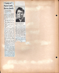 newspaper clipping - Marion County Awards - Russell Roberts. newspaper clipping - Mary Lovelle obit.