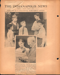 newspaper clipping - 1935 pupils vie achievement - John B Hessong - John Strange