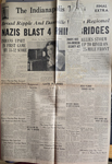 newspaper Mar 3 1945 - BRHS basketball. Sticks to radio - Mitchell 611 E 60th.