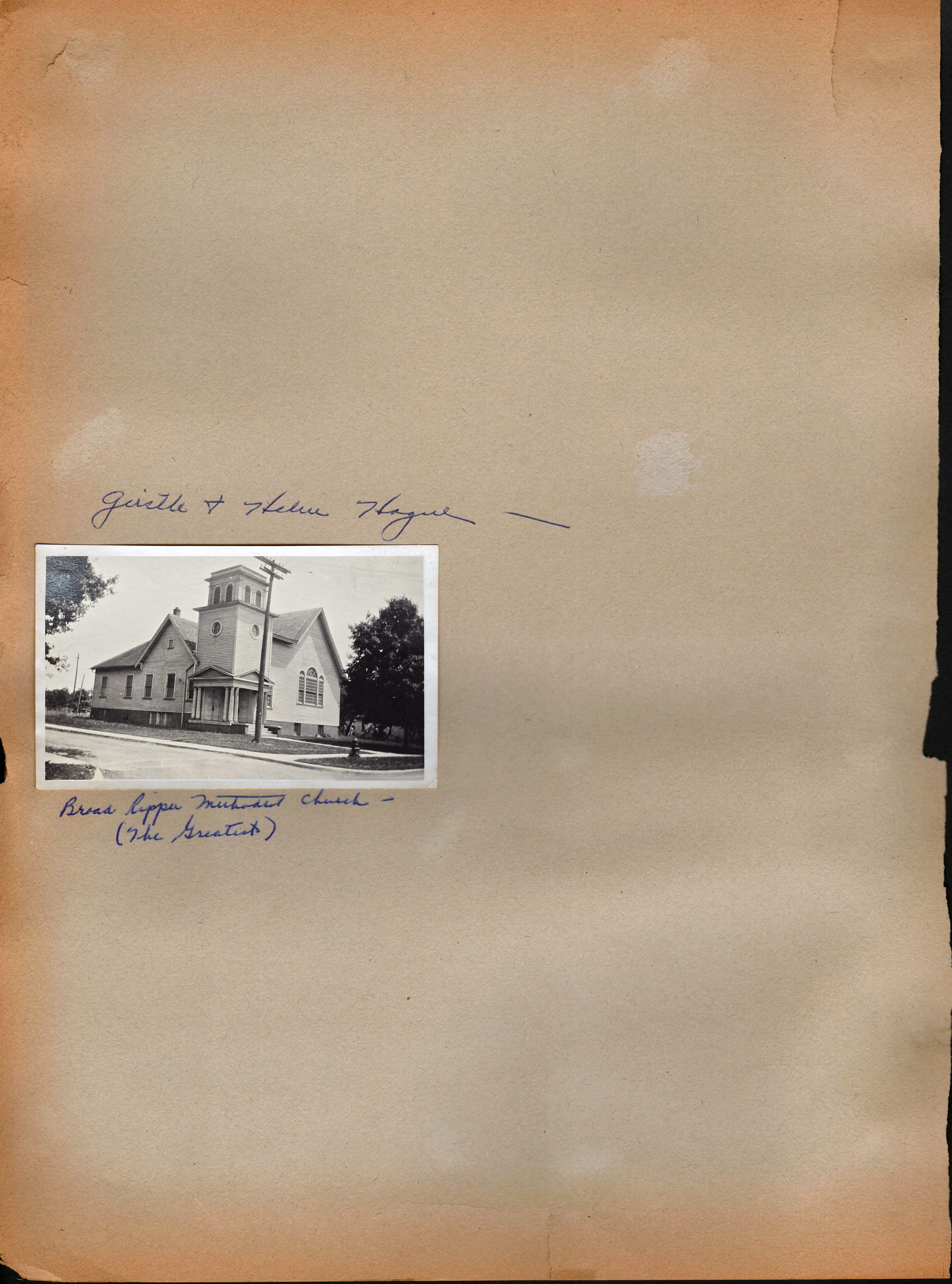 Broad Ripple Methodist Church (The Greatest)  62nd and Bellefontaine (Guilford) (taken sometime before 1950)