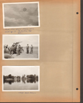 Just like the plane John and Glen went up in Rochester, Indiana 1940. Plane landing next to men at a car.