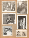 Alan, Karen by Christmas tree. Edith. Ed and Karen holding Mary. Dec 63 Edith and Alan. Ed with new Zebco fishing pole. portraits - Susan, Alan.