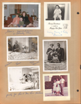 Glen's grandchildren in Liberty Ohio. A???, Helen, 1962 Maida. Party for Rev and Mrs Leon Hartman - Girstle. Christmas card - Terry, Nancy and Patty Barnet? Hollywood Beach, Florida - Susan, Alan, Rosemary and John behind Neptune.