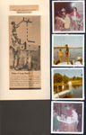 loose photos - newspaper card July 21, 1970 Ed air mail. Christmas 8815 Ed, Rosemary. Tracie and Ed fishing at Lake Wawasee. Girstle. 8817 Tracie and Ed.