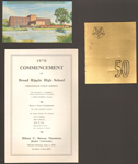 postcard St Vincent Hospital County Line Road and Road 100 (86th). 1970 Broad Ripple High School commencement program. 50 Year Ceremony Indiana Grand Chapter Order of the Eastern Star program