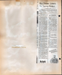 newspaper clipping - Bus driver listens to young riders - Featherston.