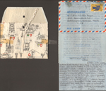 Swiss envelope. Letter from Karen