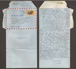 Letter to grandparents from Karen in France