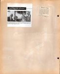 newspaper clipping - retirement - Mrs A B Commons. newspaper clipping - Masonic Lodge - John and Glen initiated.