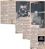 newspaper clipping - Broad Ripple memories from Elmer Watts - July 21, 1971.