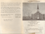 Union Chapel United Methodist Church - mid-week reminder - Dec 21, 1971