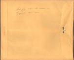 Envelope of items sent to Girstle in hospital Nov 1070
