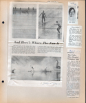 newspaper clipping - skimming at Morse. newspaper clipping - Munro-Selmer wedding. newspaper clipping - Mabel Fuller obit.