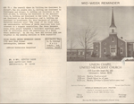 Union Chapel United Methodist Church - mid-week reminder - Dec 19 1972