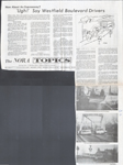 newspaper clipping - Nora Topics - Westfield bridge - need expressway.