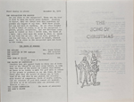 Union Chapel United Methodist Church bulletin Dec 16 1973
