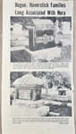 newspaper clipping - Union Chapel - Hague Haverstick Families