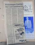 newspaper clipping - castles