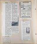 newspaper clipping - Nursing home Green Hills. Marina for same Johnson Bay Wawasee. newspaper clipping - Morris Dodd obit. newspaper clipping - Addie Hughey obit.