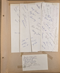 signatures - maybe hospital visitors?