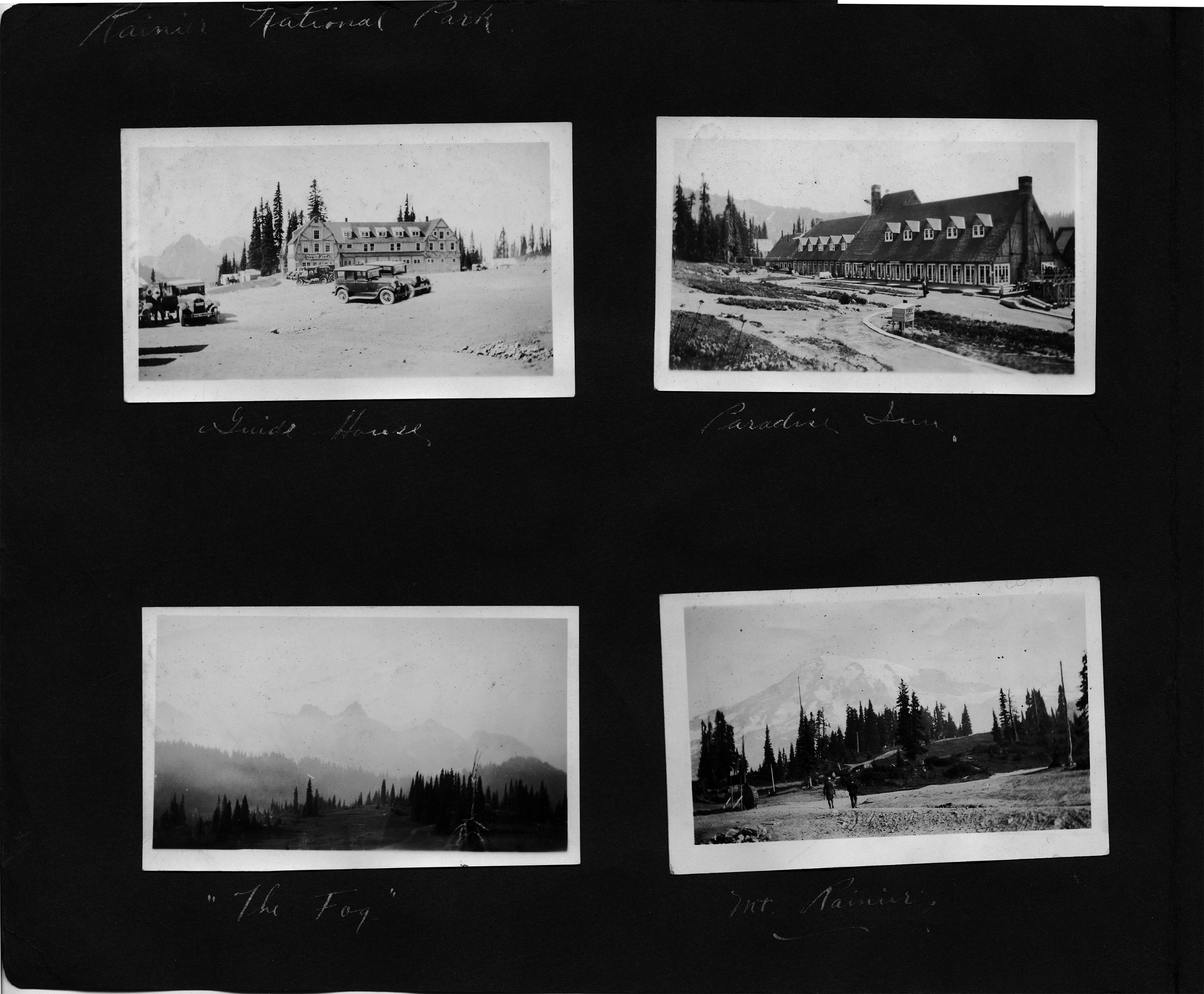 Rainier National Park / Guide House / Paradise Inn / The Fog / Mt/ Rainier 