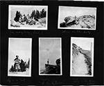 Rainier National Park / Yes, every lady, tired? / Big as a mt. / Martin, Hi-line in Tacoma / Aunt Midget going up the horse trail / Helen, on the Rocky