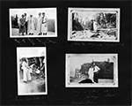 Mother, Ken, Mrs. Frey, Auntie Pad, Margaret / Ma and Margaret at Eagle Creek / Down, but not out. Ken / Margaret + Ken at Kolberg Beach, Columbia River