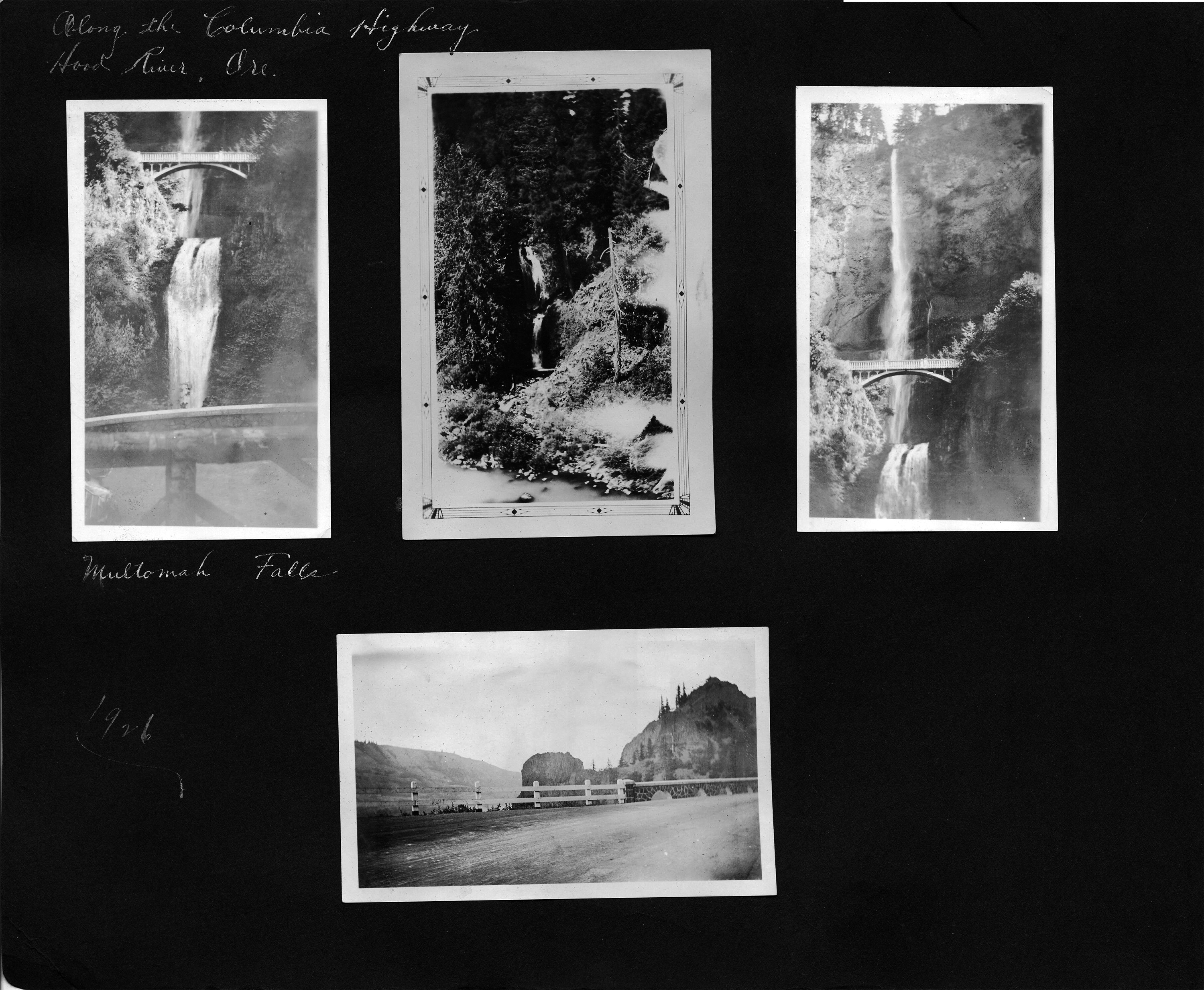 1926 / Along the Columbia Highway - Hood River, Ore. / Multomah Falls