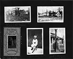 House n. of Hague's on Guilford - Old home of Ham Thompson / Seattle, Wash. at Hall Lake / Ruth Alice Ha Ha / Leah + Helen - Sweet 16