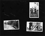 Nashville / Morris Dodd, Girstle Hague (photo missing) / Girstle, Edna, Morris Dodd - Weedpatch Hill / One of the roads / Helen, Morris, Edna - Jail in Nashville