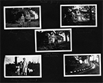 Union Springs, N.Y. 1928 / Jimmy + Uncle Luther / Luther Ringer residence / Luther RInger. Nora Dawson / Bobby + Aunt Maude