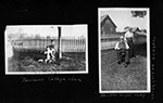 Leah B. Heitmeyer (?) Business College chum / Mr. + Mrs. Elijah Foley - Serarta (Serepta?) Dawson Foley